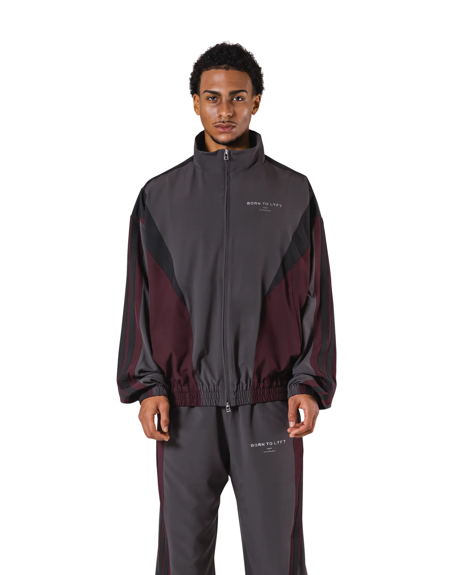 2Line Oversize Track Jacket - D.Grey