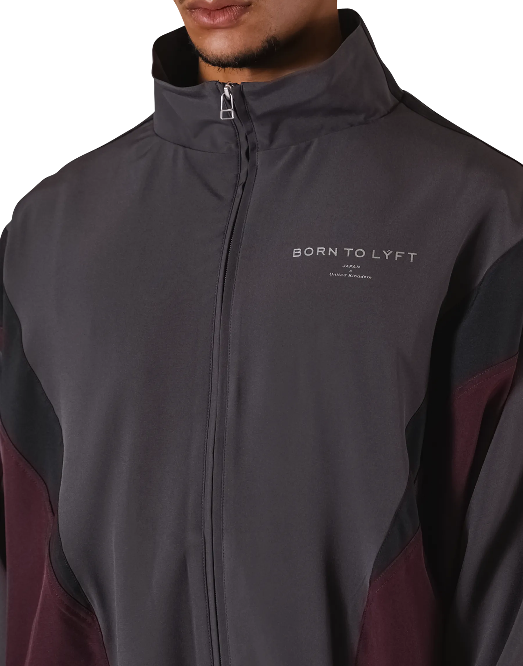 2Line Oversize Track Jacket - D.Grey