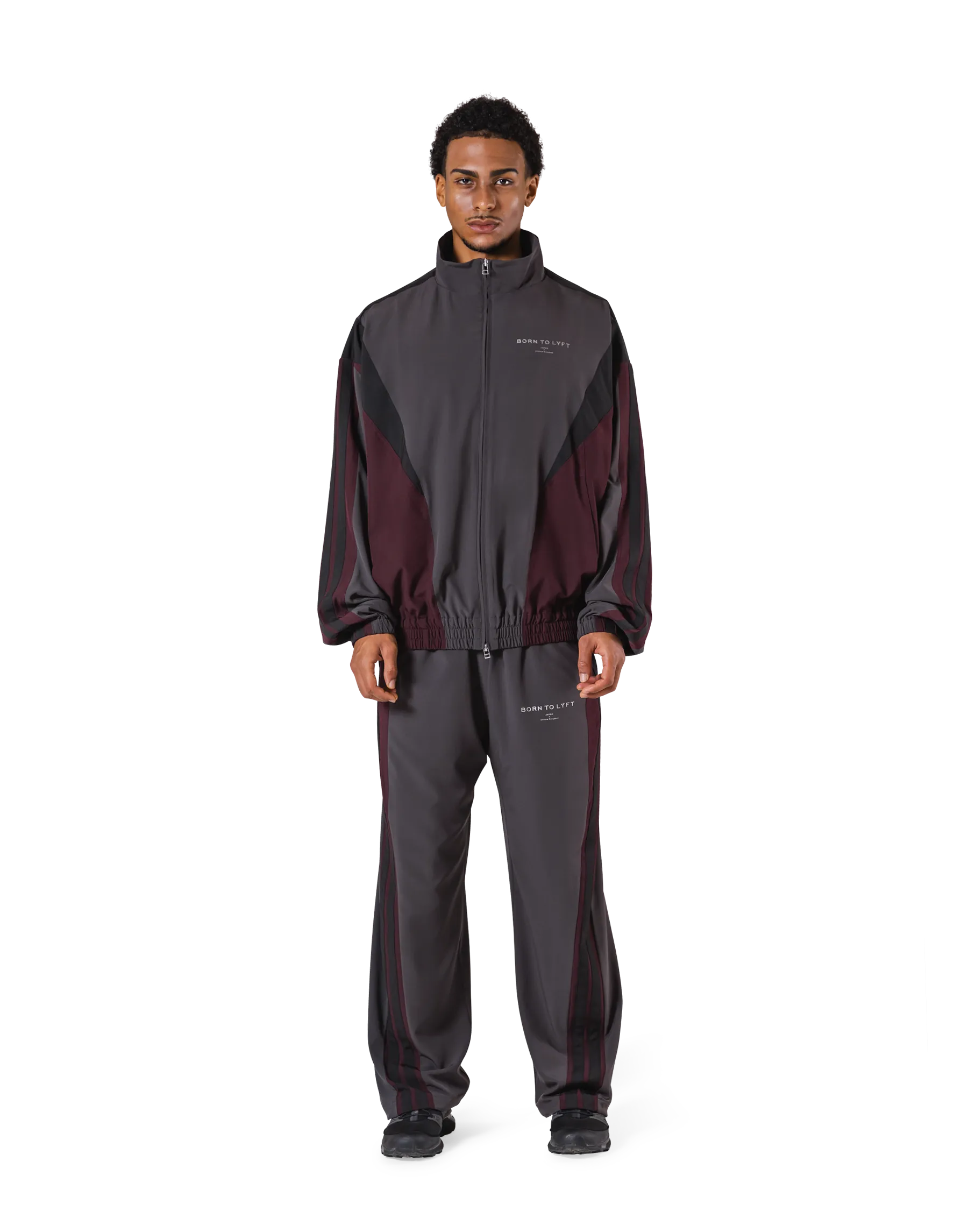 2Line Oversize Track Jacket - D.Grey