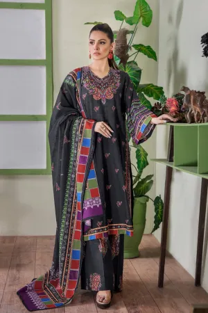 3 Pcs Unstitched Khaddar Suit KKH-2234