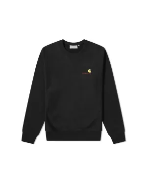 American Script Sweatshirt - Black