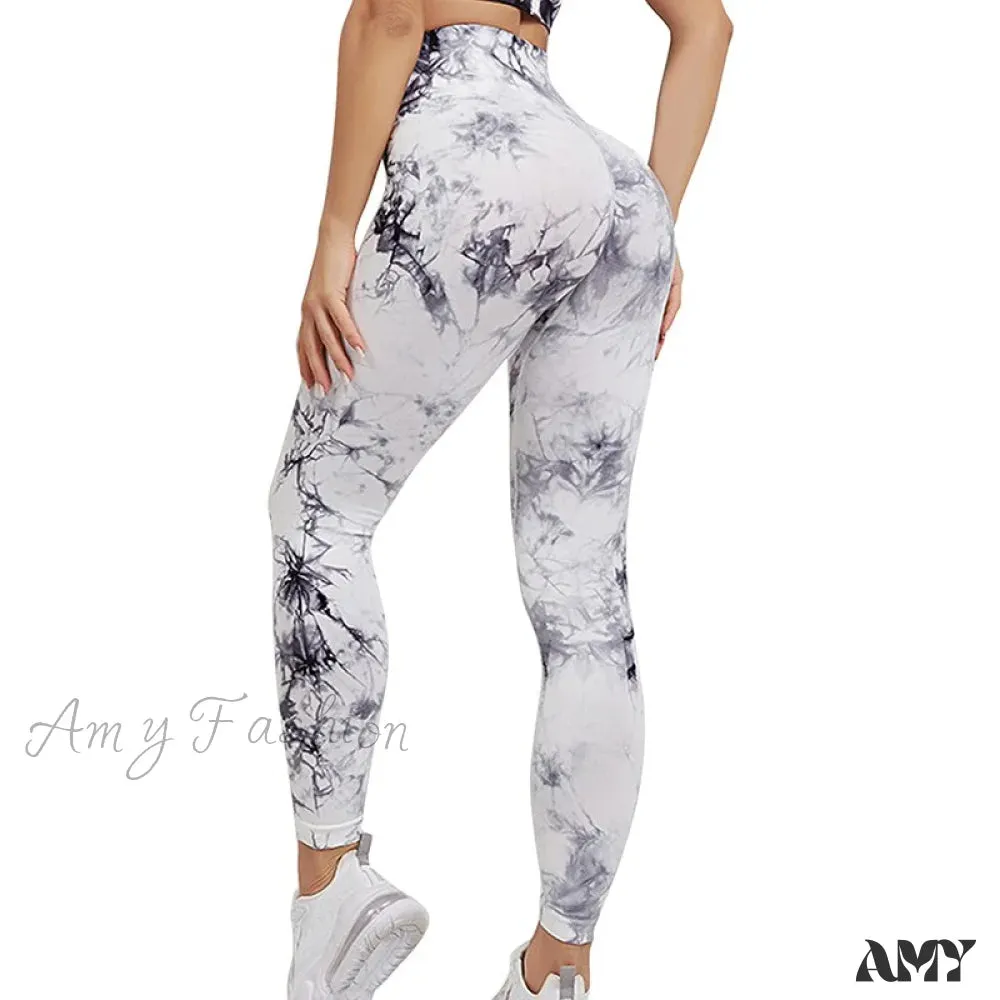 Amy Fashion - Workout Scrunch Butt Lifting Sports Gym Tights