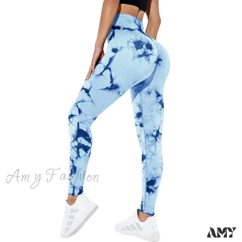 Amy Fashion - Workout Scrunch Butt Lifting Sports Gym Tights