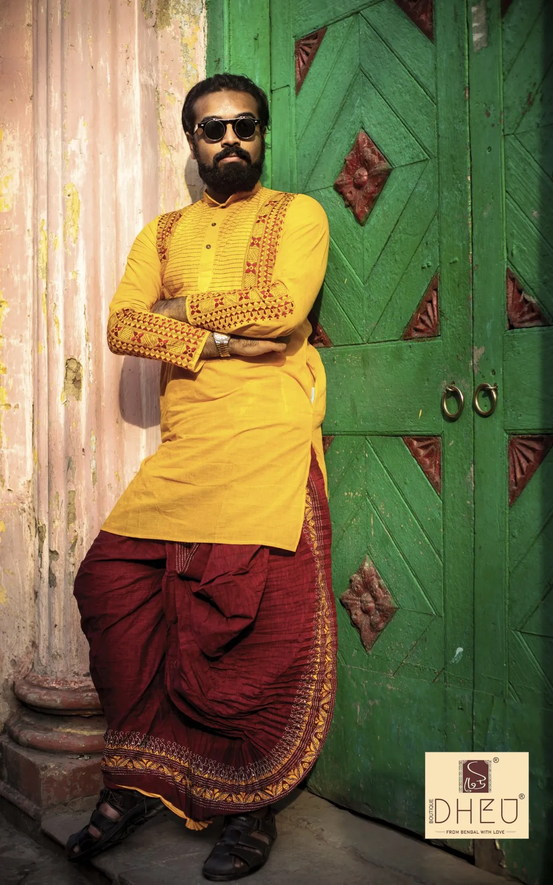Anyo Basanto-Kurta  Dhoti(Optional)