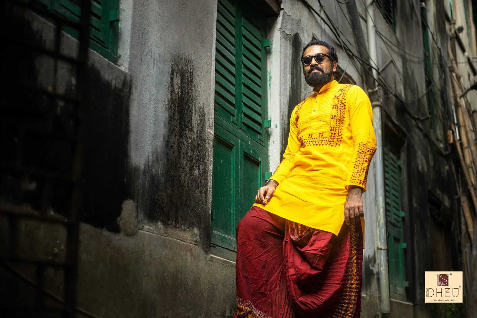 Anyo Basanto-Kurta  Dhoti(Optional)
