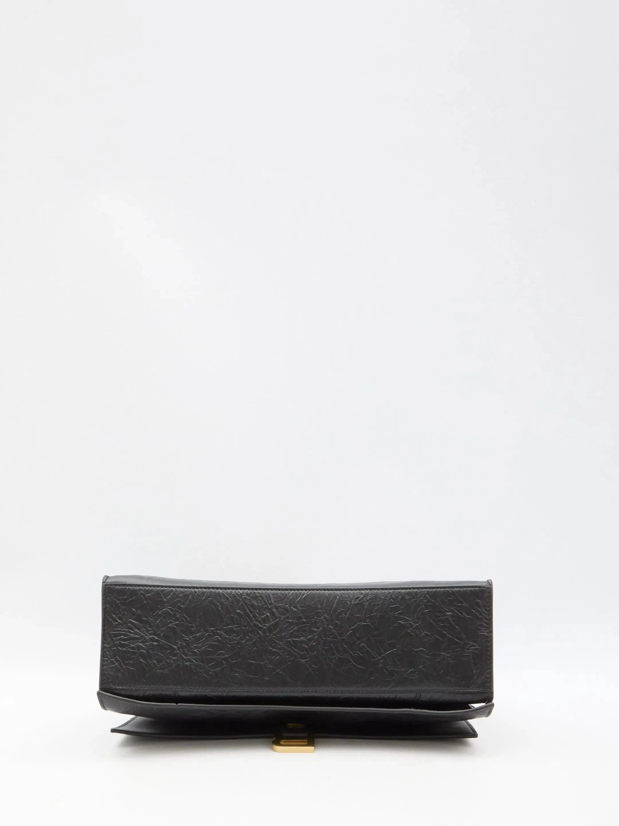 Balenciaga Medium Crush Bag In Black