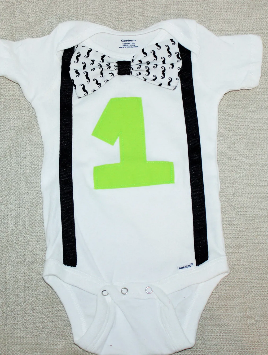 Boy Mustache cake smash outfit with party hat, First Birthday Outfit, 1st 2nd 3rd  birthday, First Birthday Cake Smash, boys Mustache outfit