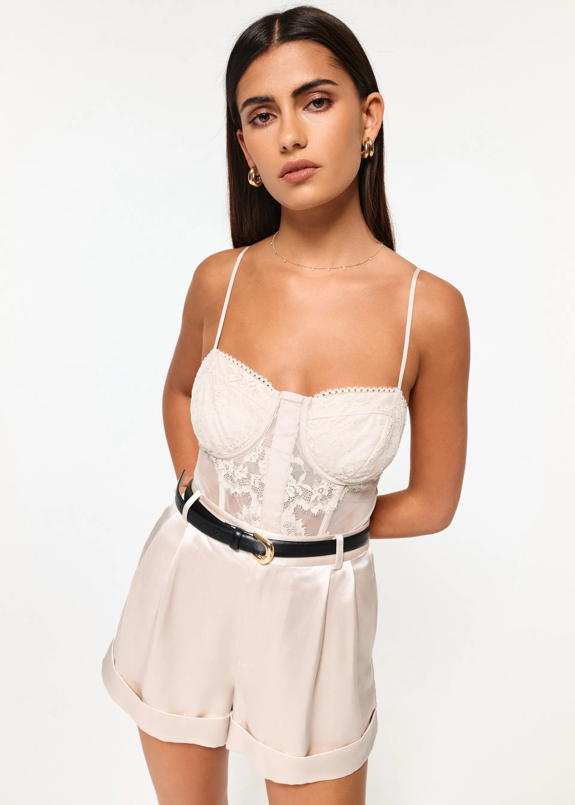 CAMI NYC Riona Bodysuit - Oat
