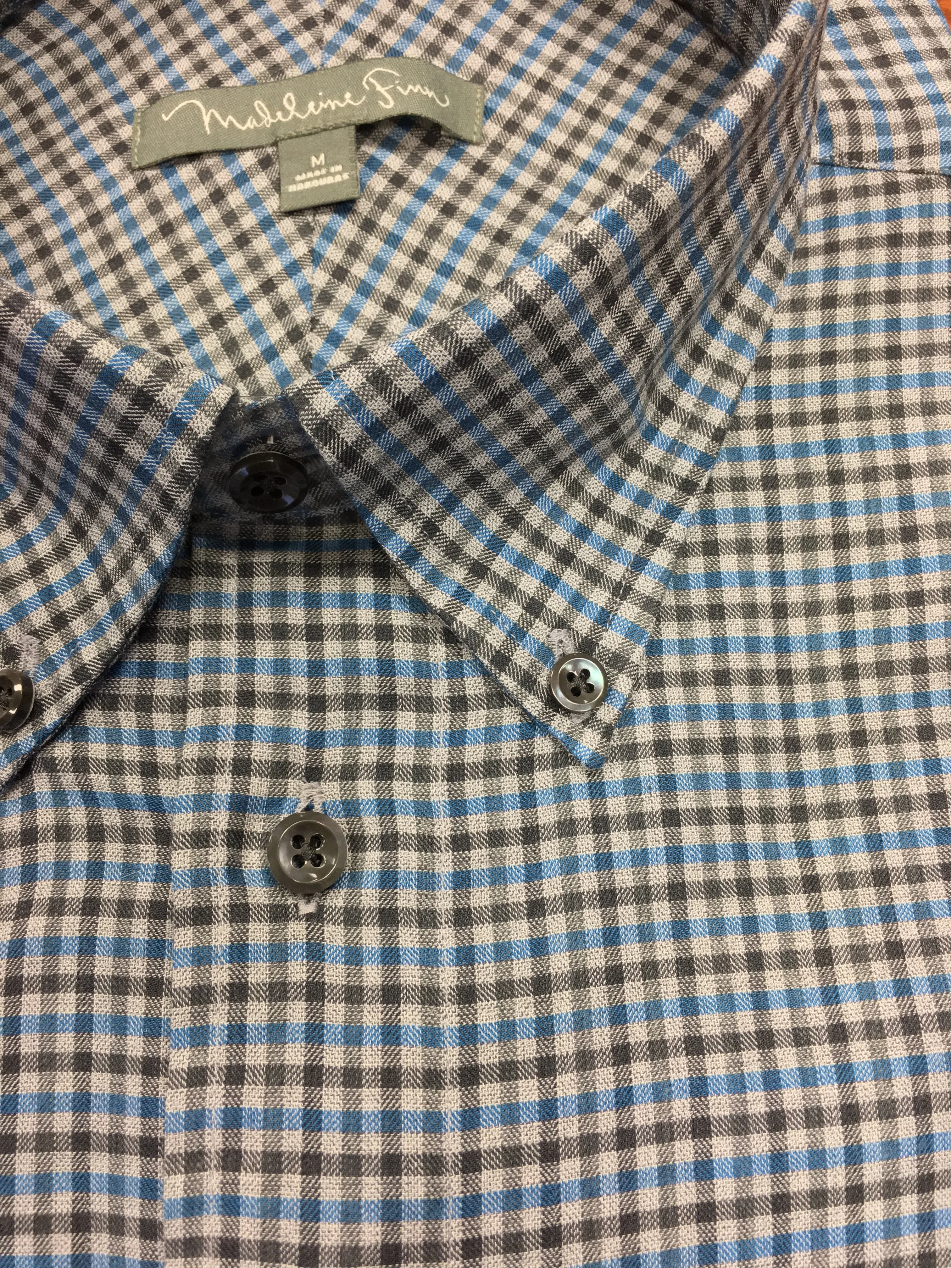 Canterbury Marine and Charcoal Check