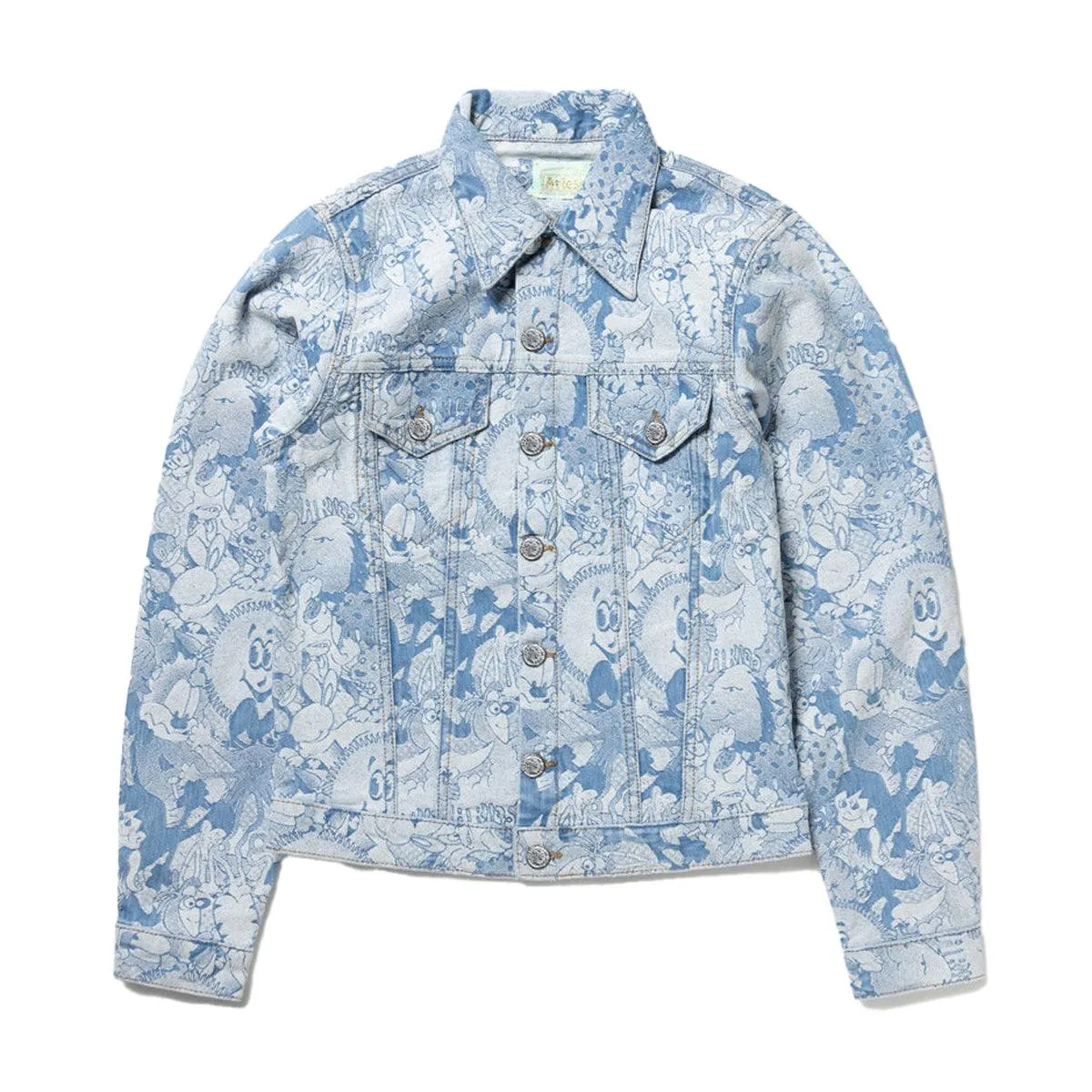 Cartoon Trucker Jacket 'Pale Wash'