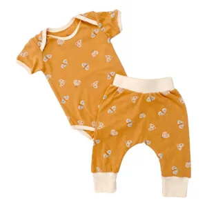 Cat & Dogma - Magical Moth Two-piece Baby Bodysuit & Pants Set