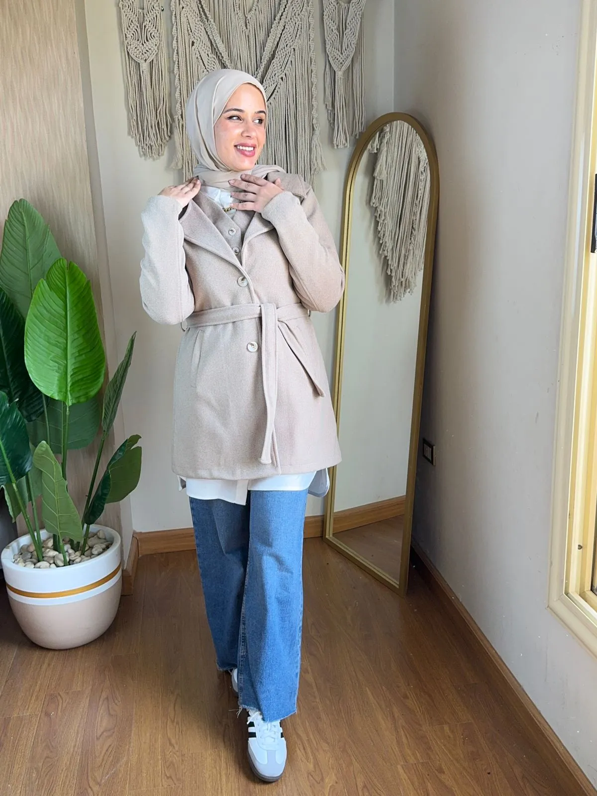 Classic Jacket Broadcoth - Beige