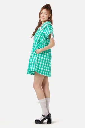 Crush On U Gingham Babydoll Dress