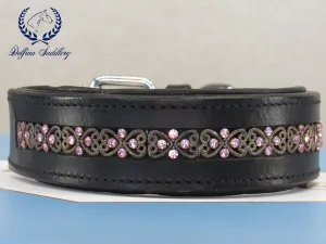 Custom Collar : Love Pink - Medium
