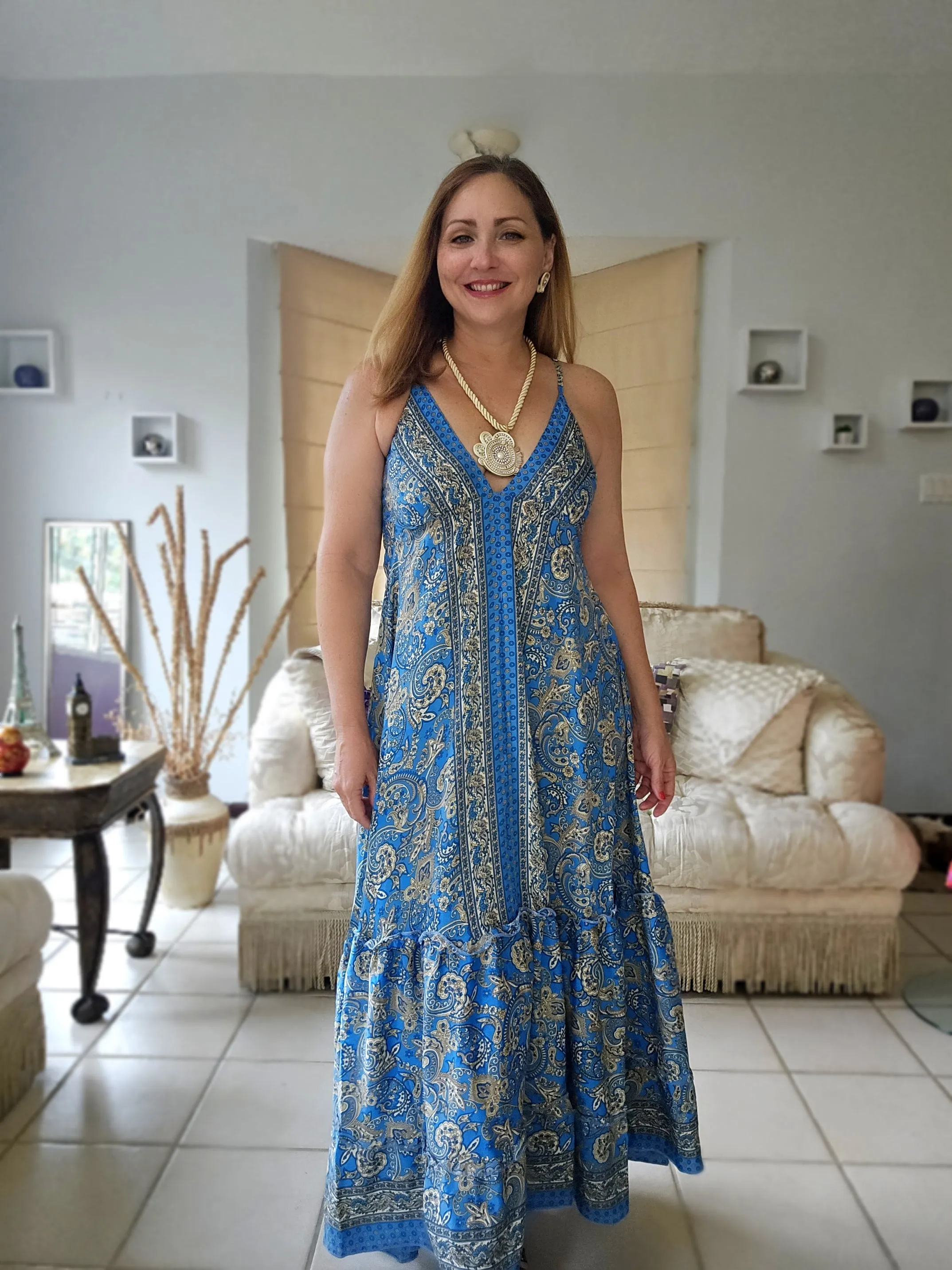 Diannette Mix  Paisley Maxidress Angelina