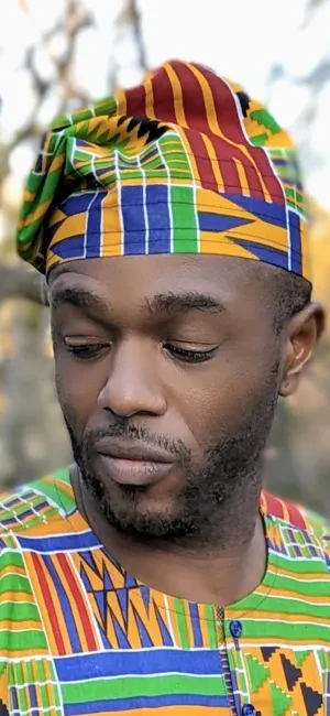 Dupsie's Akosombo Regal Kufi African print Kente Hat DPH4075