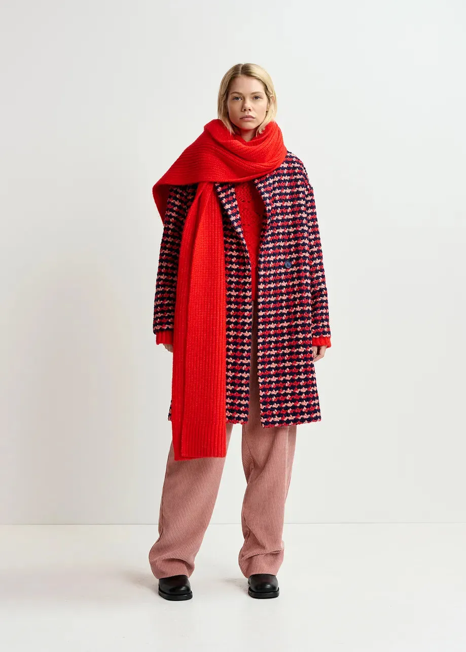 ESSENTIEL Wool-blend Tweed Coat