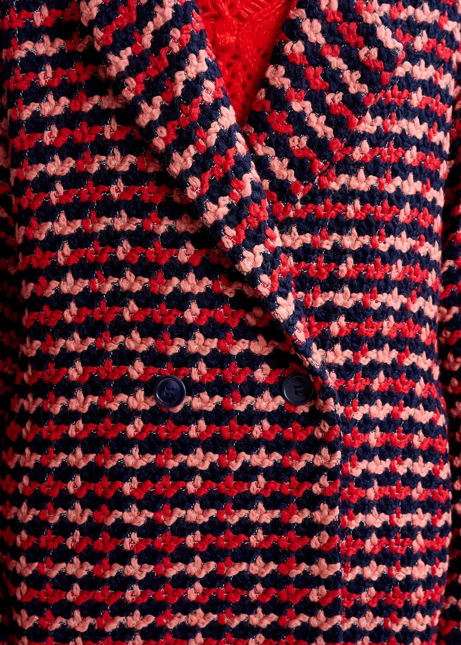 ESSENTIEL Wool-blend Tweed Coat