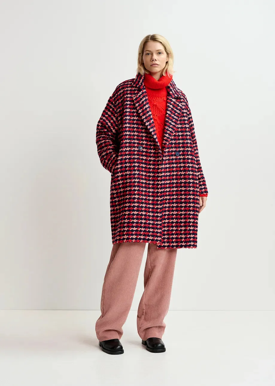 ESSENTIEL Wool-blend Tweed Coat