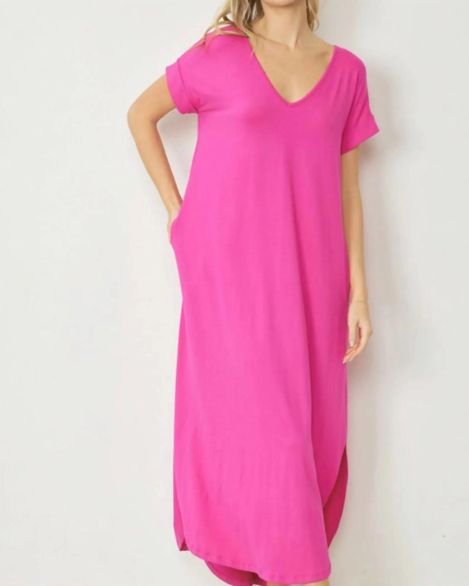 Everyday Maxi Dress In Hot Pink | Hot Pink