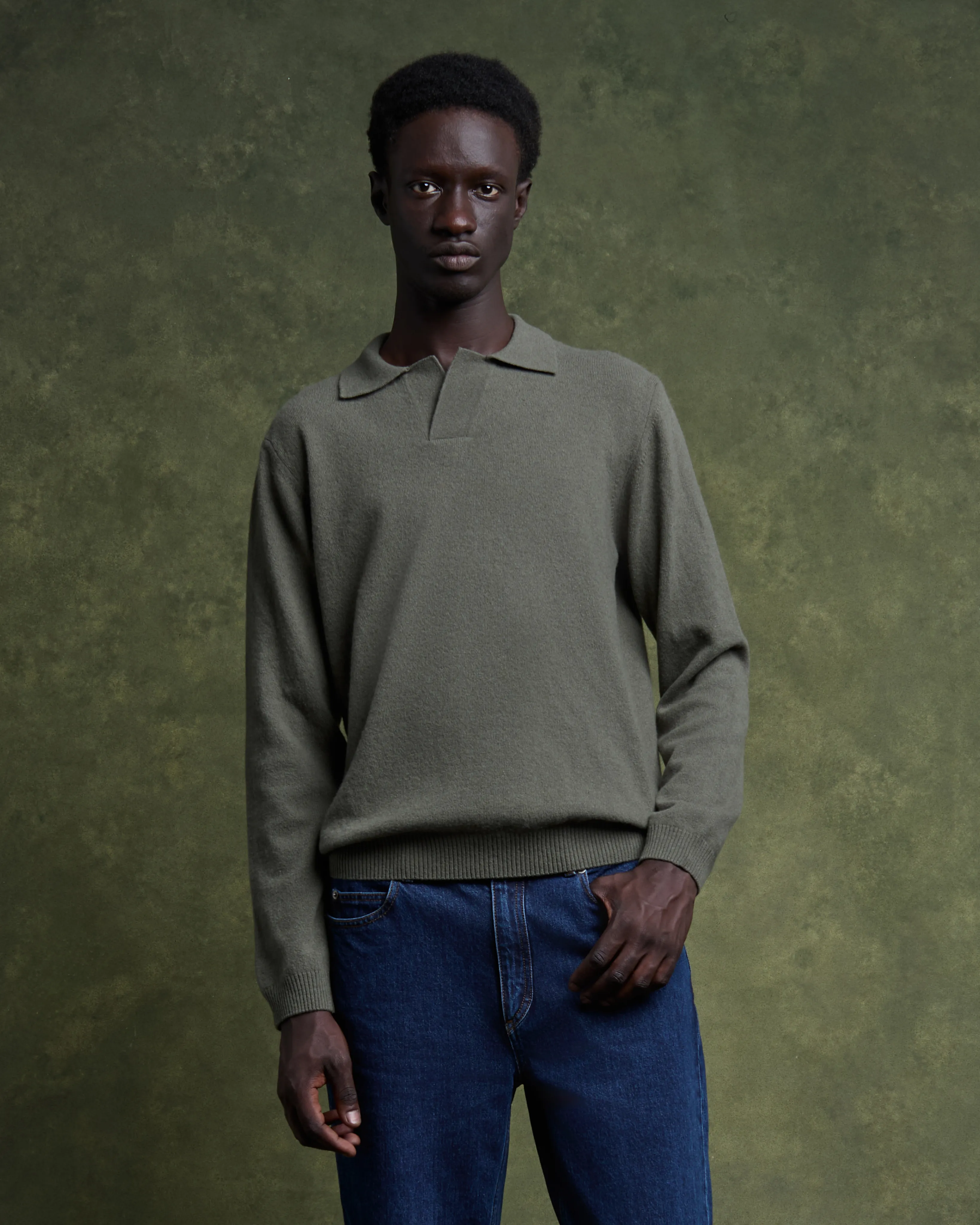 GABINO Polo shirt - Vert Amande