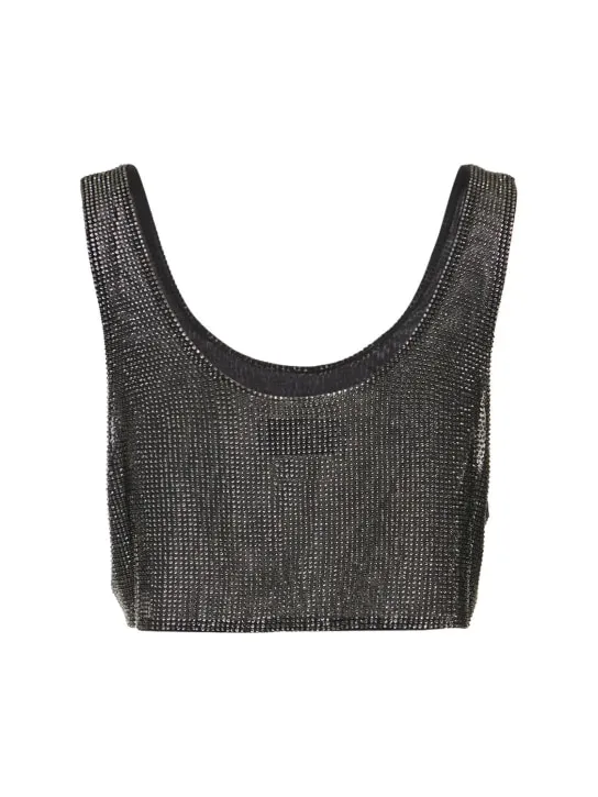 Giuseppe Di Morabito   Embellished cropped tank top 