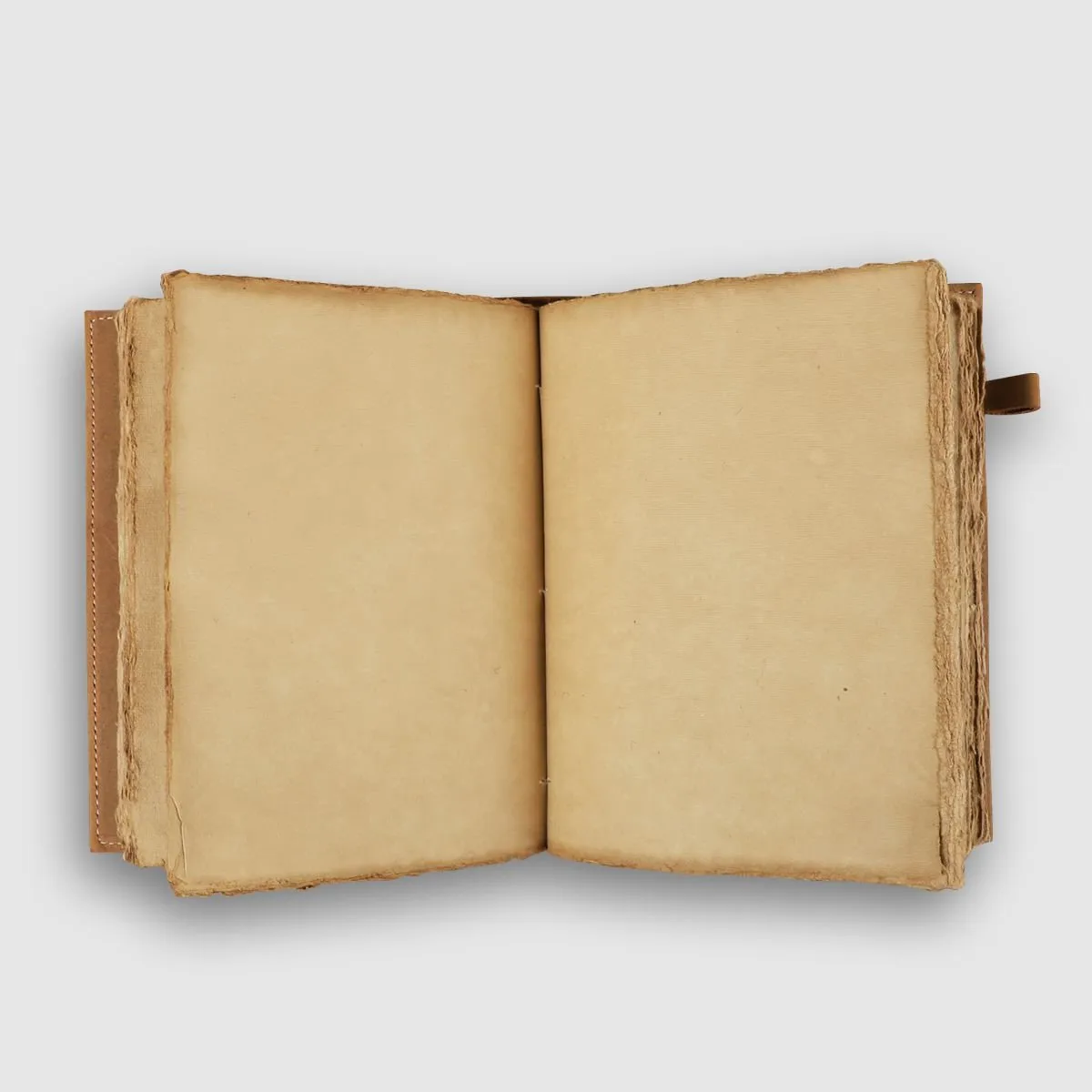 Handmade Leather Journal with Elastic Closure | 6x8 Inches