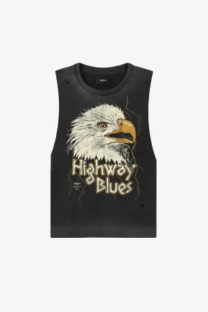 Highway Blues Eagle Vintage Tank