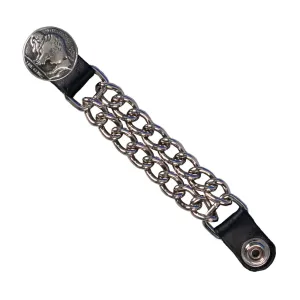 HL1009 Chain Vest Extender BUFFALO NICKEL 4"