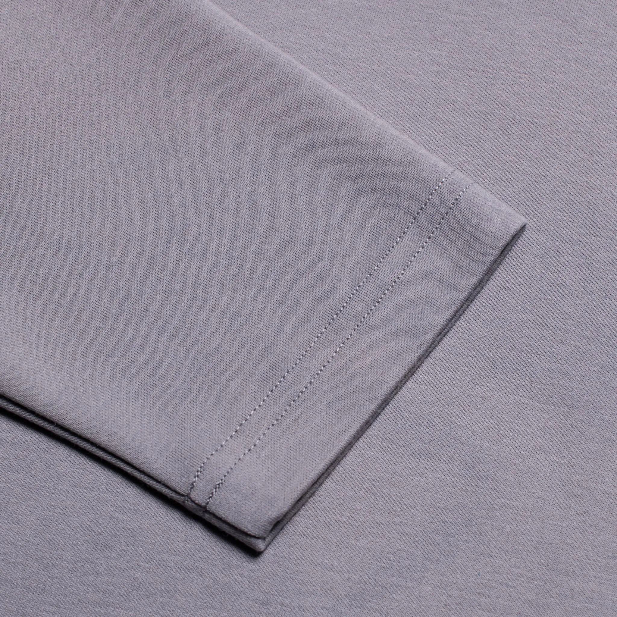 HOMME  Oversized LS Patch Tee Grey