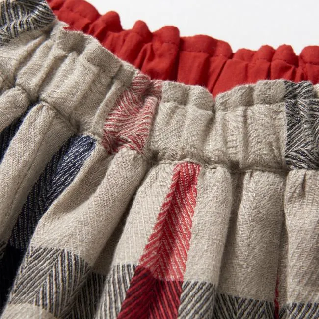 HÄP & CRAFT | Kidswear | 2-way Gathered Skirt - Blue / Red / Yellow