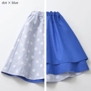 HÄP & CRAFT | Kidswear | 2-way Gathered Skirt - Blue / Red / Yellow