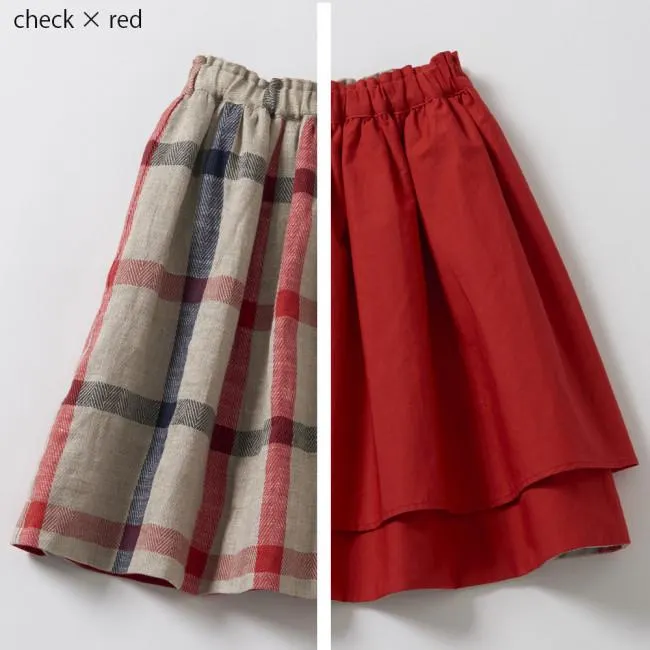 HÄP & CRAFT | Kidswear | 2-way Gathered Skirt - Blue / Red / Yellow