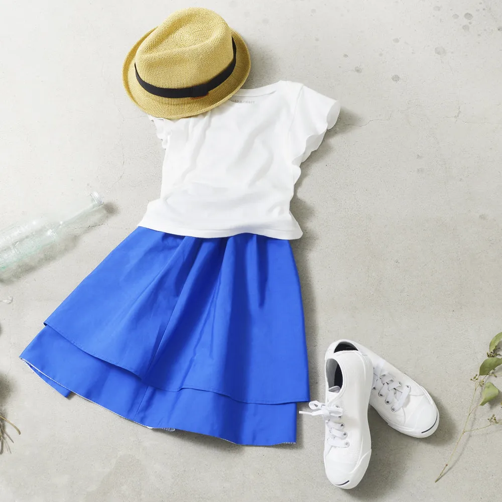 HÄP & CRAFT | Kidswear | 2-way Gathered Skirt - Blue / Red / Yellow