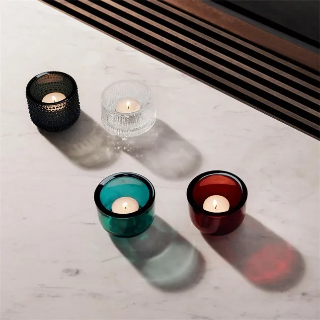 IITTALA | Glassware | KIVI Votives | Kivi Tealight Candle Holder 60mm - Turquoise