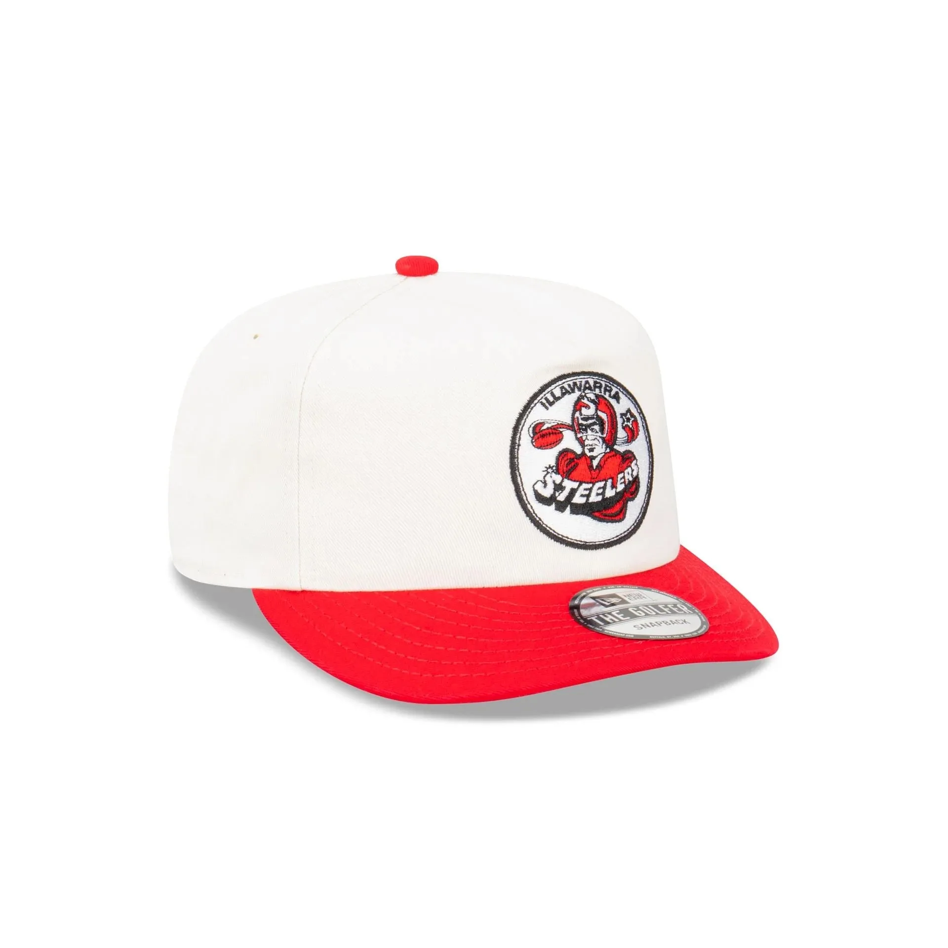 Illawarra Steelers Official GOLFER Retro Flat Cap Snapback Heritage Classic NRL Rugby League By New Era