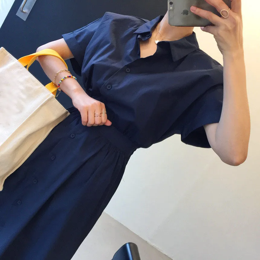 Julia Fashion - Chic Solid Casual Summer Dress