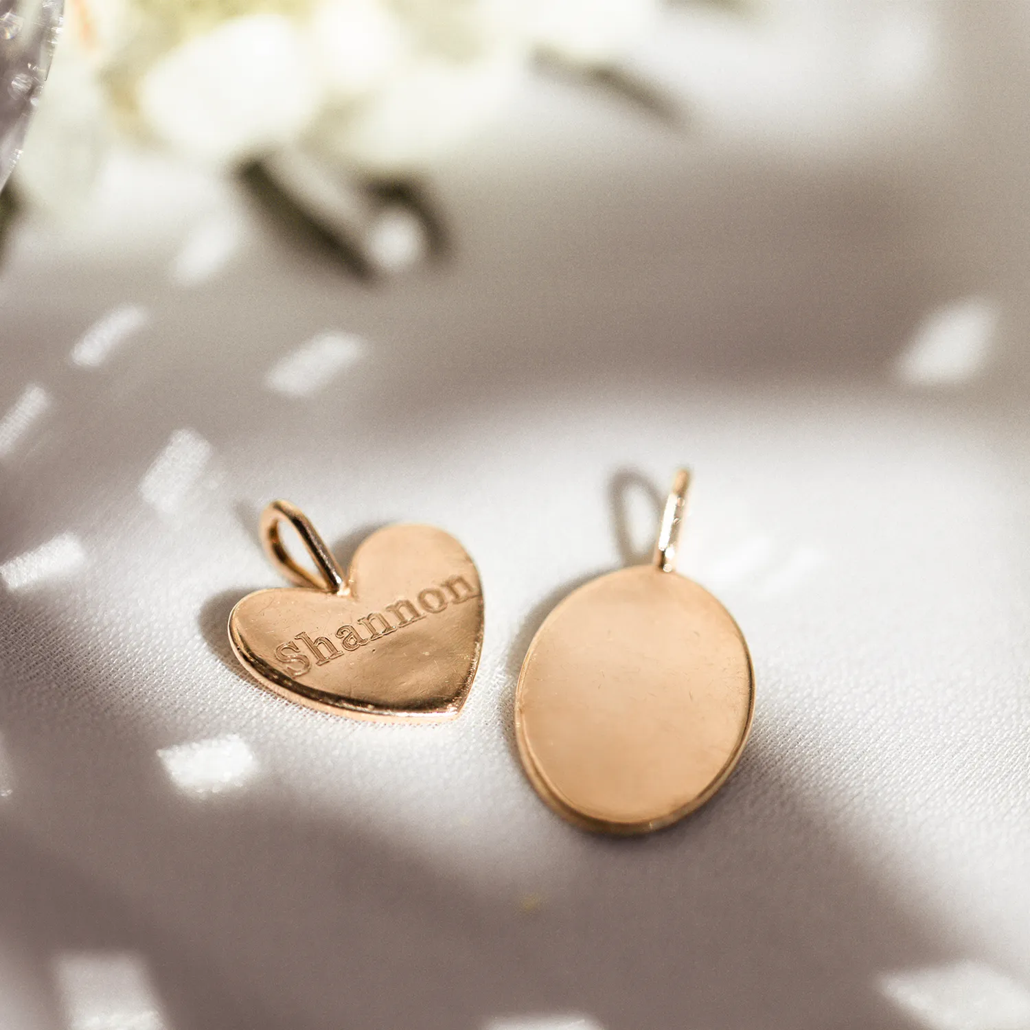 Large Heart Heritage Charm