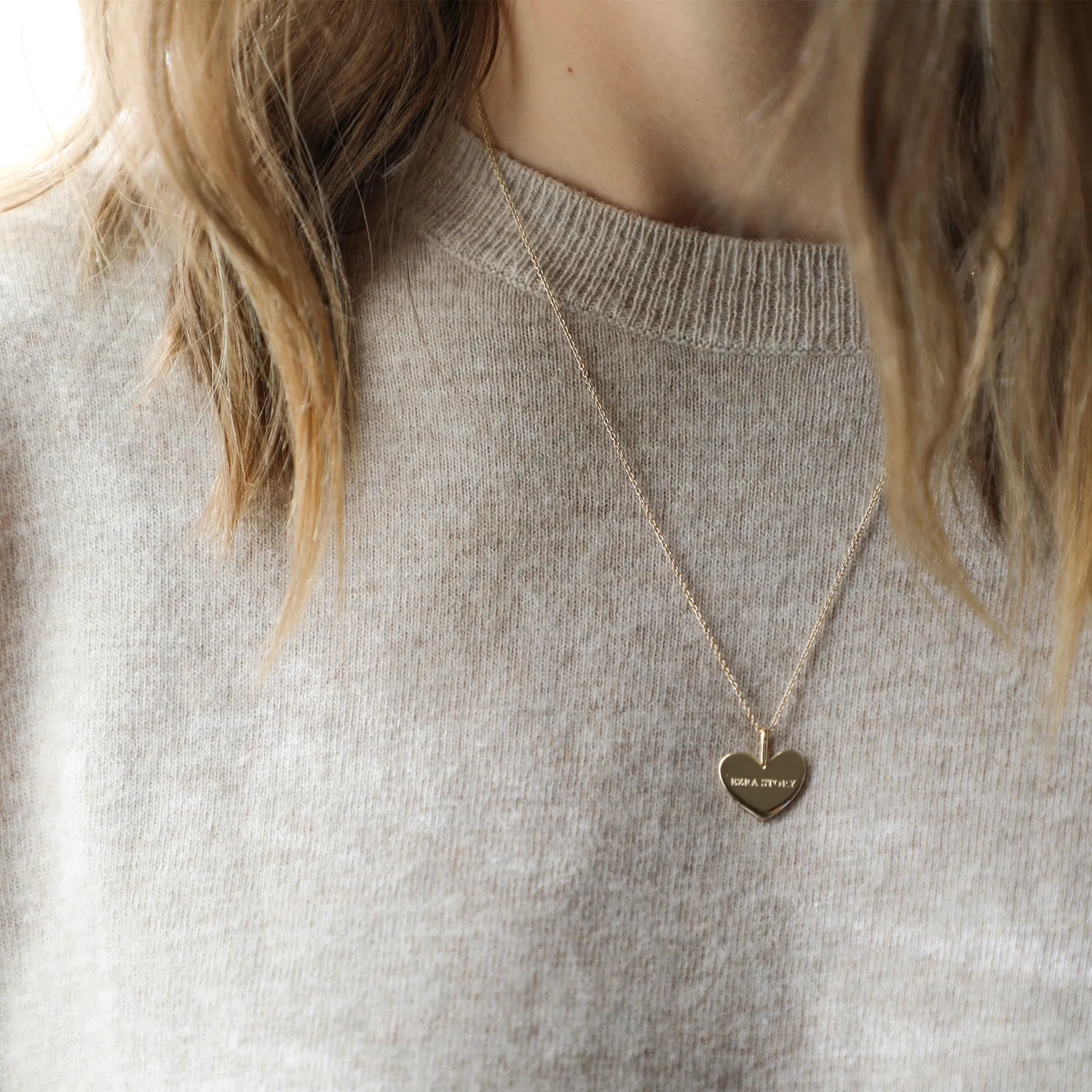 Large Heart Heritage Charm