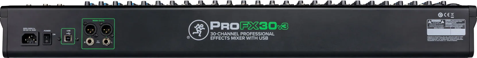 Mackie PROFX30V3 30-Channel 4-Bus Professional Effects Mixer with USB (DEMO)
