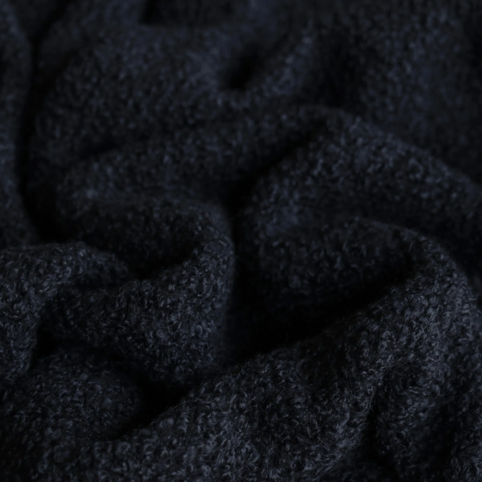 Marina Boucle Navy Coating