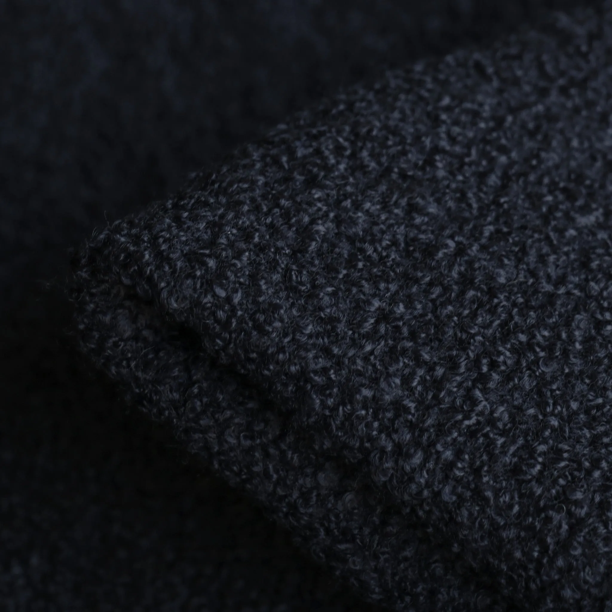 Marina Boucle Navy Coating