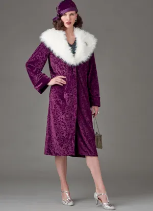 McCall's 8190 Misses' Coat and Hat sewing pattern