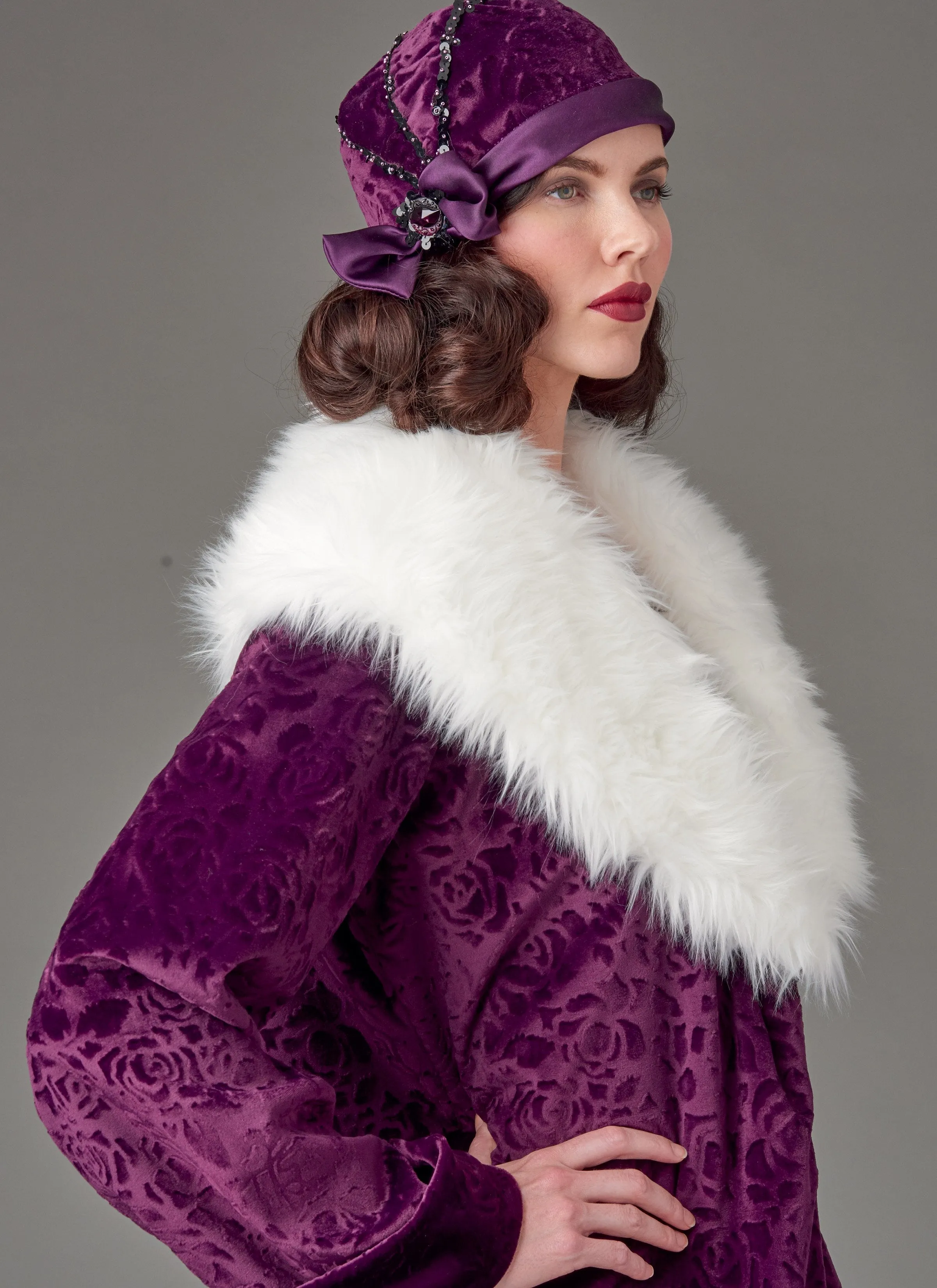 McCall's 8190 Misses' Coat and Hat sewing pattern