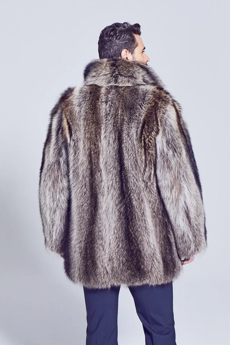 Men's Derek Raccoon Fur Jacket