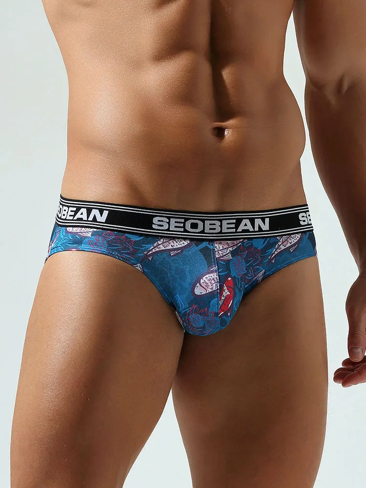 Men's Good Luck Fish Casual Breifs