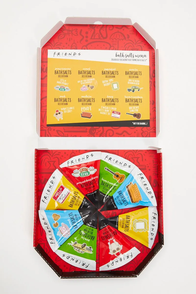 Multi Friends Pizza Box Bath Salts Set