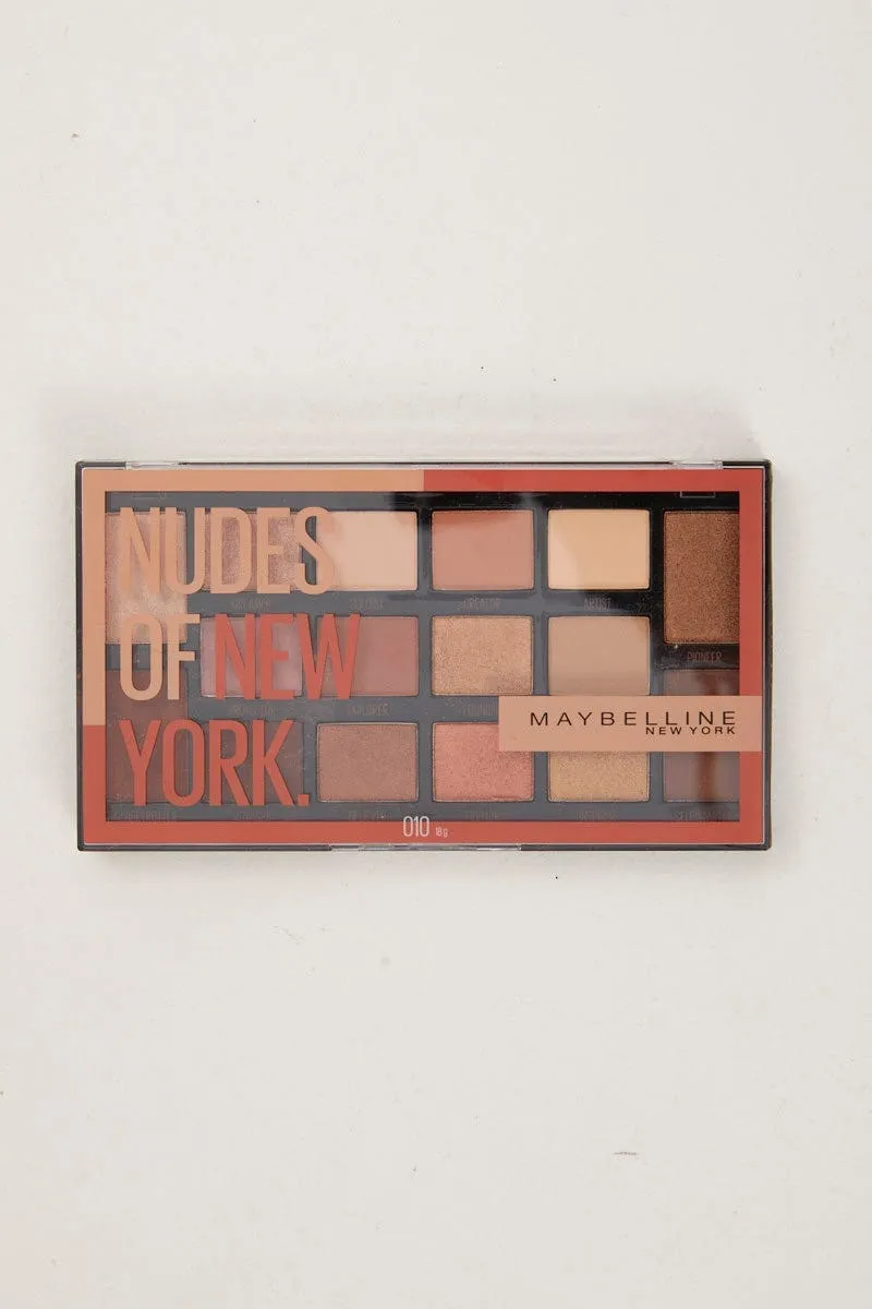 Multi Maybelline Nudes Of New York Eyeshadow Palette