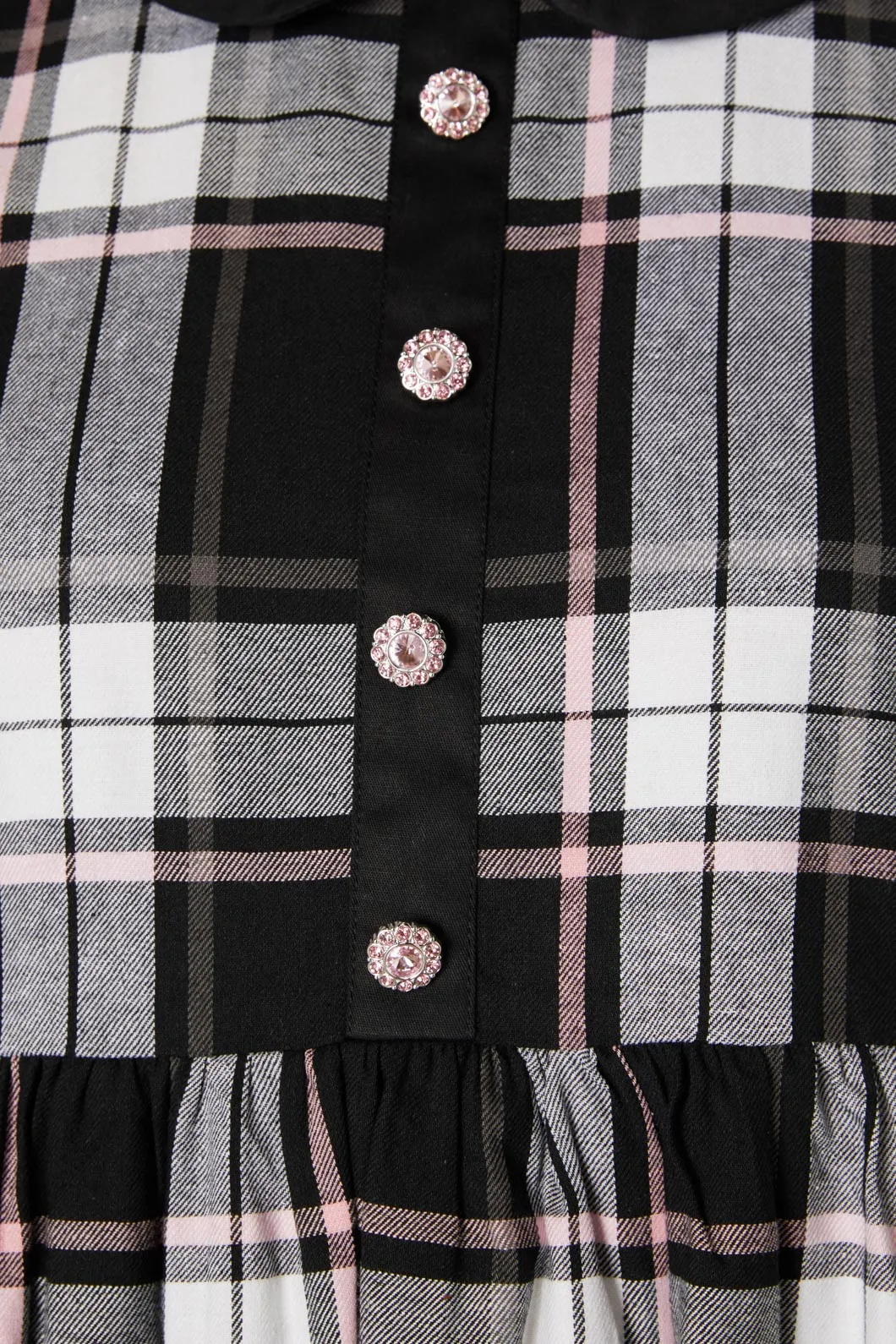Nancy Pink Tartan Dress