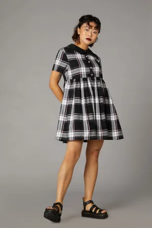 Nancy Pink Tartan Dress